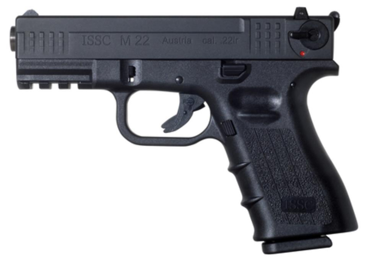 ISSC Austrian M22 (Glock Type) Pistol 22LR, 4", 1x10rd Mag, Black ISSC Austrian M22 (Glock Type) Pistol 22LR, 4", 1x10rd Mag, Black