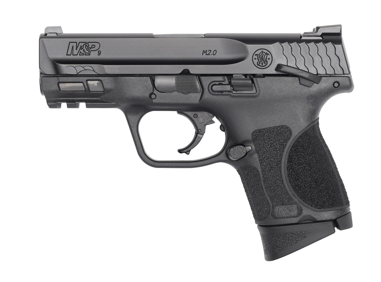 Smith & Wesson M&P M2.0 Subcompact 9mm, 3.6" Barrel, Thumb Safety, 3 Dot Sights, 2x10rd Mags, MA Compliant Smith & Wesson M&P M2.0 Subcompact 9mm, 3.6" Barrel, Thumb Safety, 3 Dot Sights, 2x10rd Mags, MA Compliant