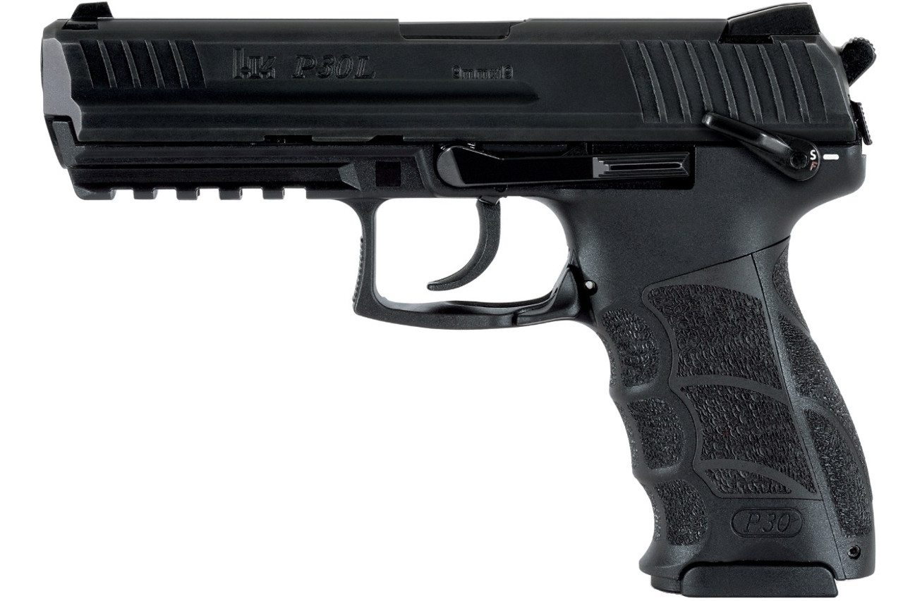 HK P30L V3 DA/SA 9mm, 4.45" Barrel, Night Sights, TS/Decocker, Black, 17rd HK P30L V3 DA/SA 9mm, 4.45" Barrel, Night Sights, TS/Decocker, Black, 17rd