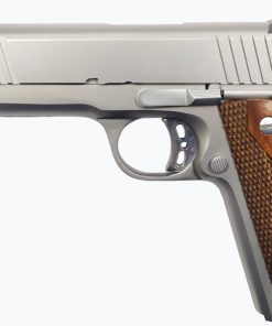 Rock Island FS Tactical SS Full Size 1911, 45ACP, 5" Barrel, SS Finish, Wood Grips, Ambi Safety, Fixed Sights, 8Rd, 1 Magazine