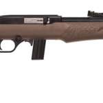 Rossi RS22 22 LR, 18" Barrel, Brown, Synthetic Stock, 10Rd, Adjustable Sights