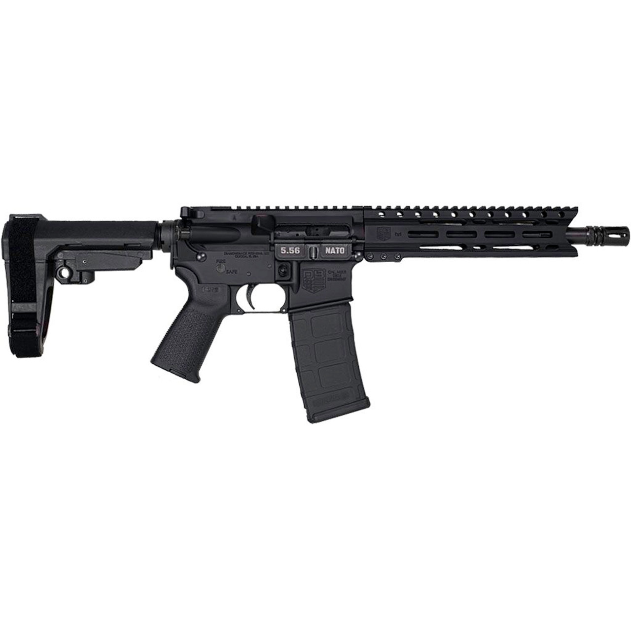 Diamondback DB15 CARBON AR, 223 Remington/556NATO, 10" Barrel, Flash Can, 9" PC M-Lok Rail, Black, SBA3 Brace, Magpul Pistol Grip, 30Rd PMAG Diamondback DB15 CARBON AR, 223 Remington/556NATO, 10" Barrel, Flash Can, 9" PC M-Lok Rail, Black, SBA3 Brace, Magpul Pistol Grip, 30Rd PMAG