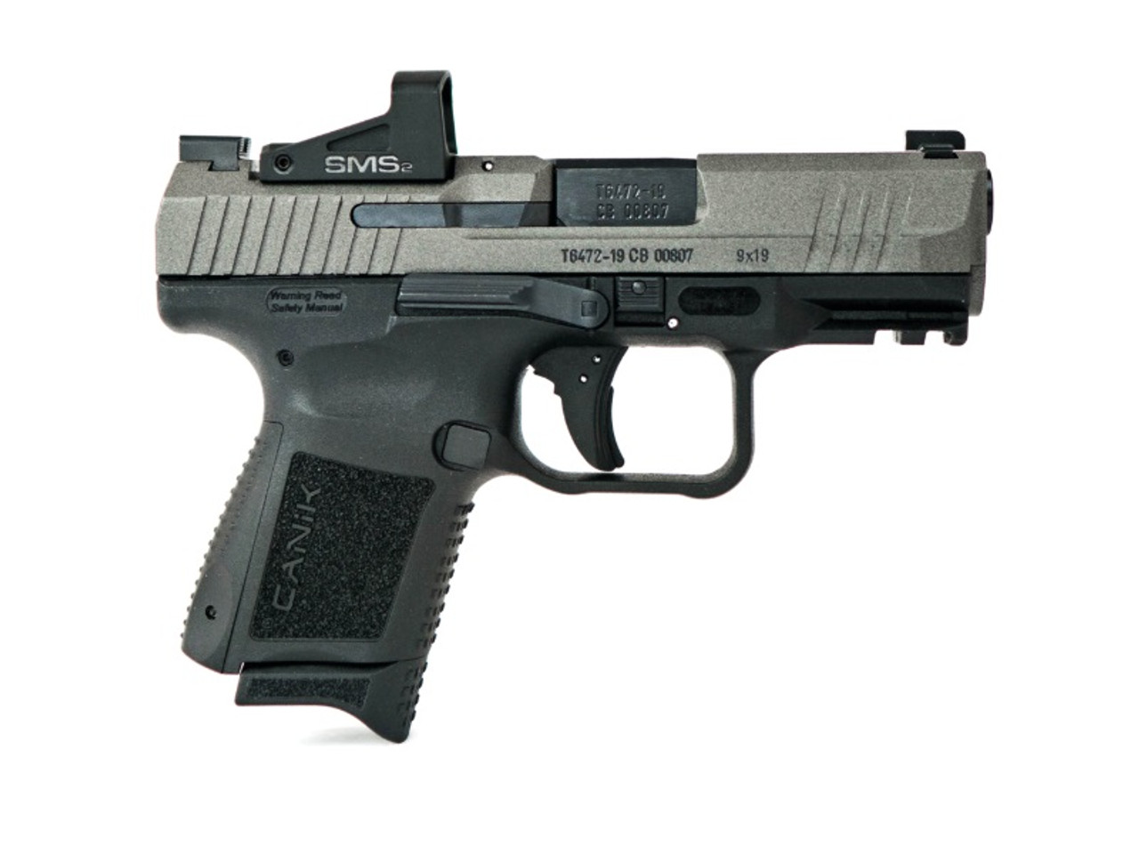 Canik TP9 Elite SC 9mm, 3.6" Bbl, Two-Tone, 12 and 15 Round Mags Includes Shield SMS 2 Canik TP9 Elite SC 9mm, 3.6" Bbl, Two-Tone, 12 and 15 Round Mags Includes Shield SMS 2