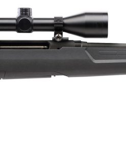 Savage Axis XP Compact, 6.5 Creedmoor, 20", Black Color, Black Polymer Stock, Weaver 3-9x40 Scope, 4Rd, Detachable Box Magazine