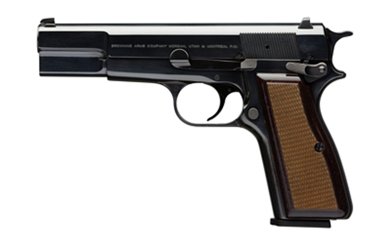 Browning Hi-Power Standard 9mm, Walnut Grips, 13 Rd Mag Browning Hi-Power Standard 9mm, Walnut Grips, 13 Rd Mag
