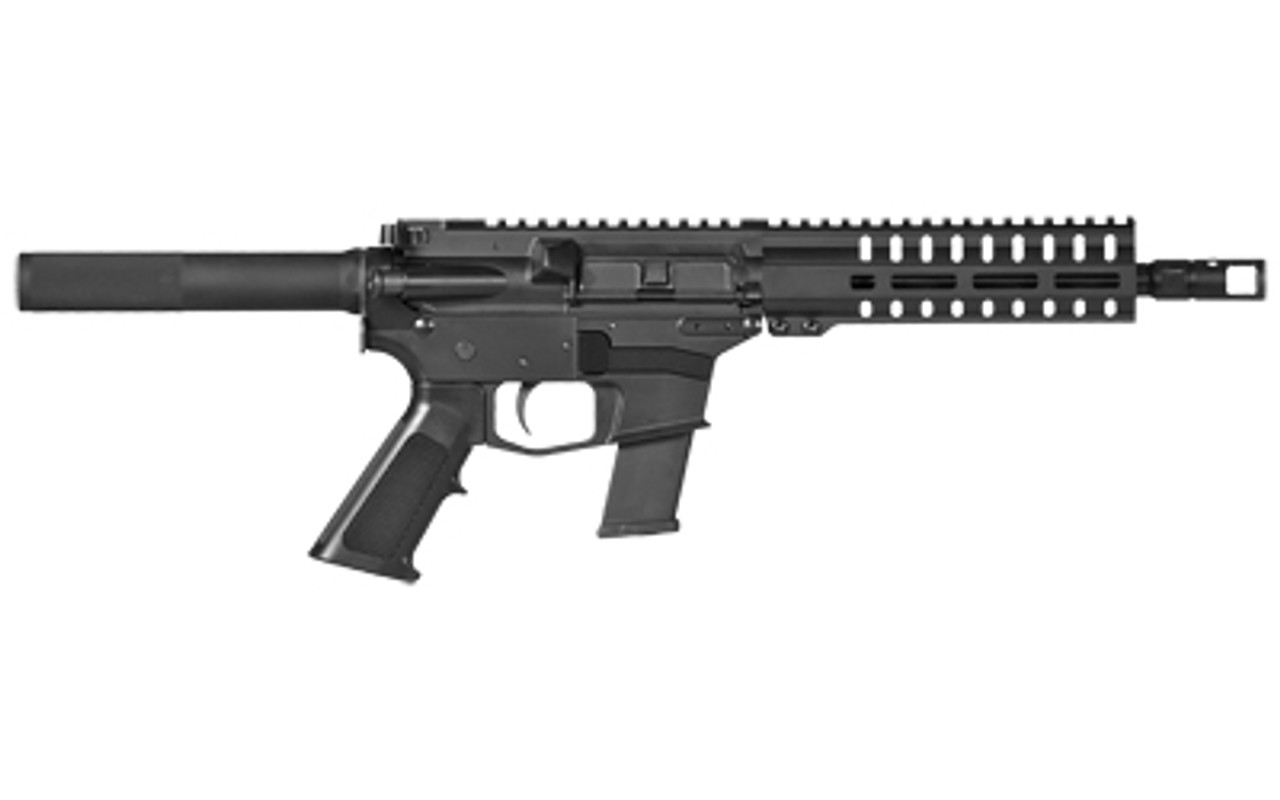 CMMG Banshee 100 45 ACP, 8" Barrel, Black, A2 Flash Hider, Threaded .578-28, M-Lok RML7 Handguard, A2 Grip, 13rd CMMG Banshee 100 45 ACP, 8" Barrel, Black, A2 Flash Hider, Threaded .578-28, M-Lok RML7 Handguard, A2 Grip, 13rd
