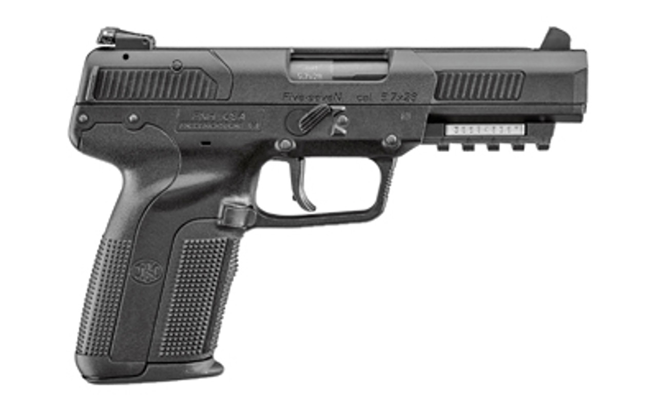 FN Five seveN, Striker Fired, Full Size, 5.7x28mm, 4.8" Barrel, Polymer Frame, Black, Ambidextrous, Adjustable Sights, 20Rd, 2 Magazines FN Five seveN, Striker Fired, Full Size, 5.7x28mm, 4.8" Barrel, Polymer Frame, Black, Ambidextrous, Adjustable Sights, 20Rd, 2 Magazines