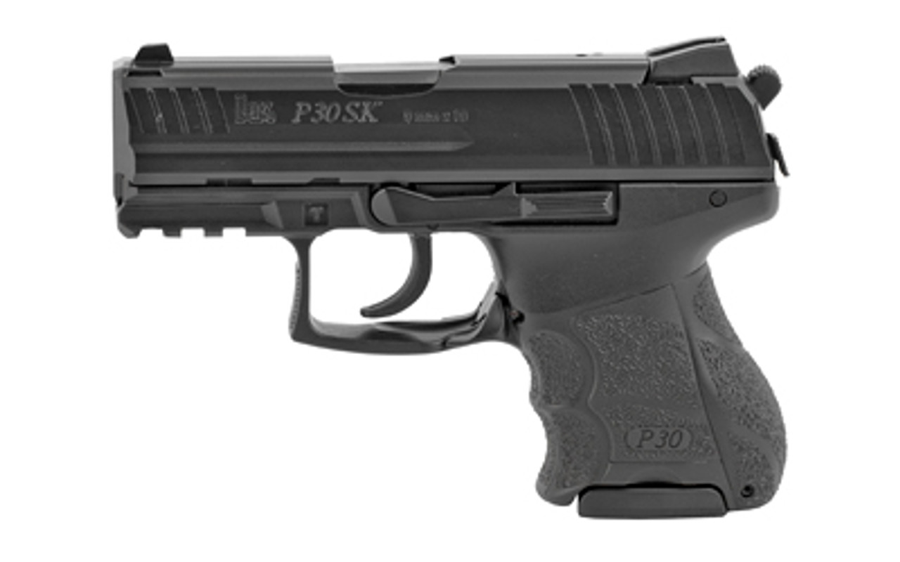 HK P30SK V3 9mm, 3.27" Barrel, Decocker, 3-Dot Sights, Black, 10rd/13rd HK P30SK V3 9mm, 3.27" Barrel, Decocker, 3-Dot Sights, Black, 10rd/13rd