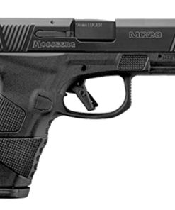 Mossberg MC-2 Compact 9mm, 4" Barrel, Black, Non-Manual Safety, Night Sights, Flat Profile Trigger, 13rd-15rd Mags