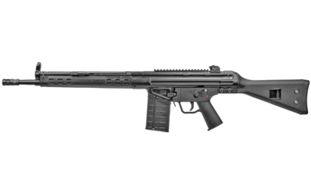 PTR PTR-91 A3SK 308 Win, 16" Tapered Barrel, Black, Fixed Stock, Slim Handguard, Scope Mount, 5/8x24 Flash Hider, Paddle Release, 20rd PTR PTR-91 A3SK 308 Win, 16" Tapered Barrel, Black, Fixed Stock, Slim Handguard, Scope Mount, 5/8x24 Flash Hider, Paddle Release, 20rd