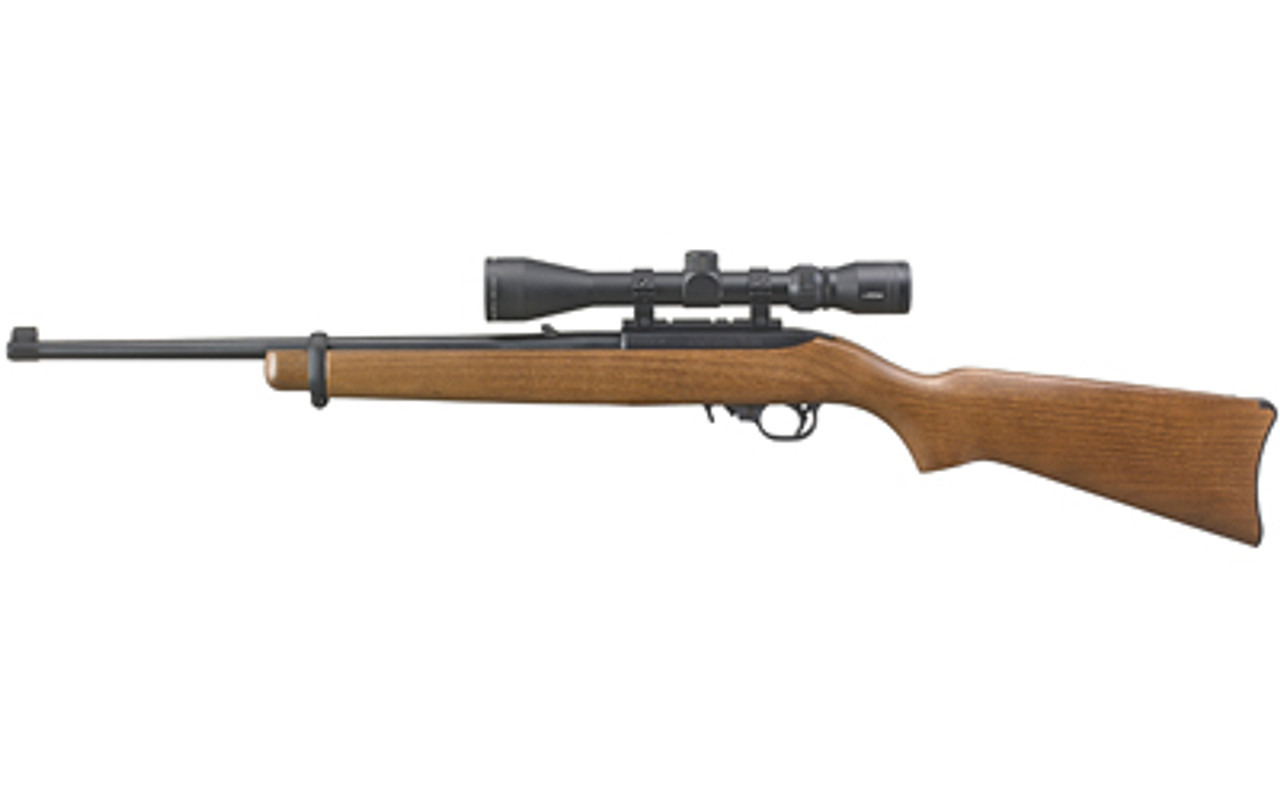 Ruger 10/22 Viridian EON 3-9x40 Scope Combo 22LR, Blued, Wood Ruger 10/22 Viridian EON 3-9x40 Scope Combo 22LR, Blued, Wood