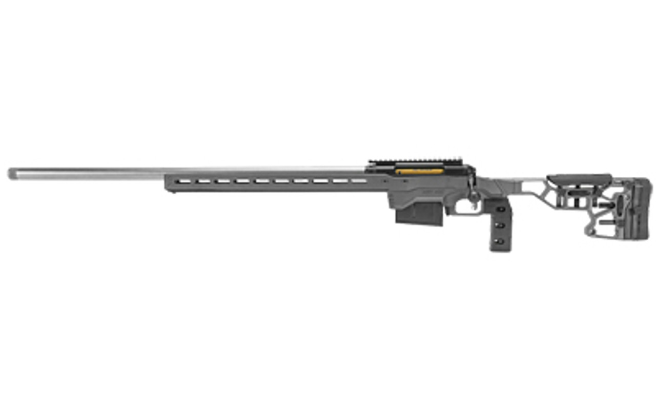 Savage 110 Elite Precision 6mm Creedmoor 26", Matte Black Receiver Matte Stainless Barrel Titanium Gray Cerakote Adjustable MDT ACC Aluminum Chassis Stock Left Hand, 10 rd Savage 110 Elite Precision 6mm Creedmoor 26", Matte Black Receiver Matte Stainless Barrel Titanium Gray Cerakote Adjustable MDT ACC Aluminum Chassis Stock Left Hand, 10 rd