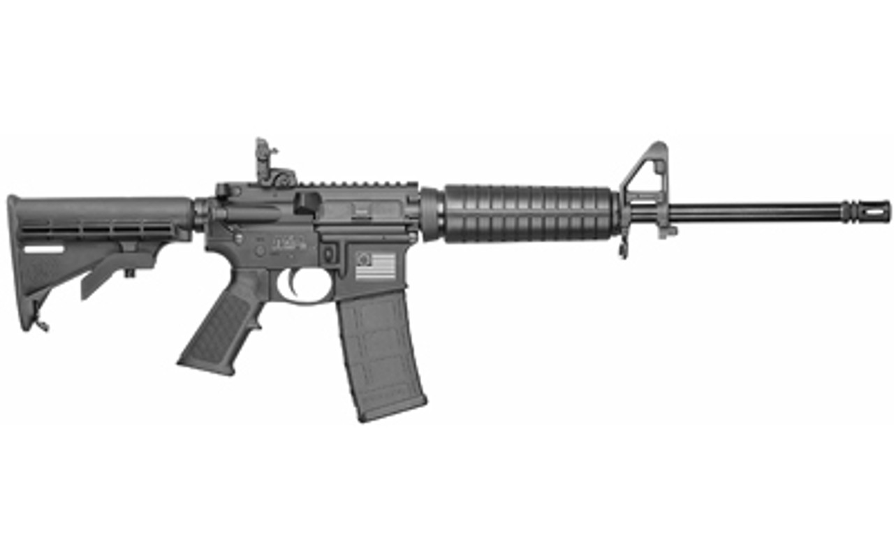 Smith & Wesson M&P 15 Sport II AR-15 5.56mm, 16" Barrel, Black, 6 Position Stock, Betsy Ross Flag, 30rd Smith & Wesson M&P 15 Sport II AR-15 5.56mm, 16" Barrel, Black, 6 Position Stock, Betsy Ross Flag, 30rd