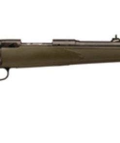 Savage 11/111 Hog Hunter Bolt 338 Win Mag 20" Threaded Barrel, Green Synthetic Stock Black