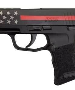 Sig P365 9mm, 3" Barrel, XRay3 Night Sights, Red Line Firefighter, 10rd