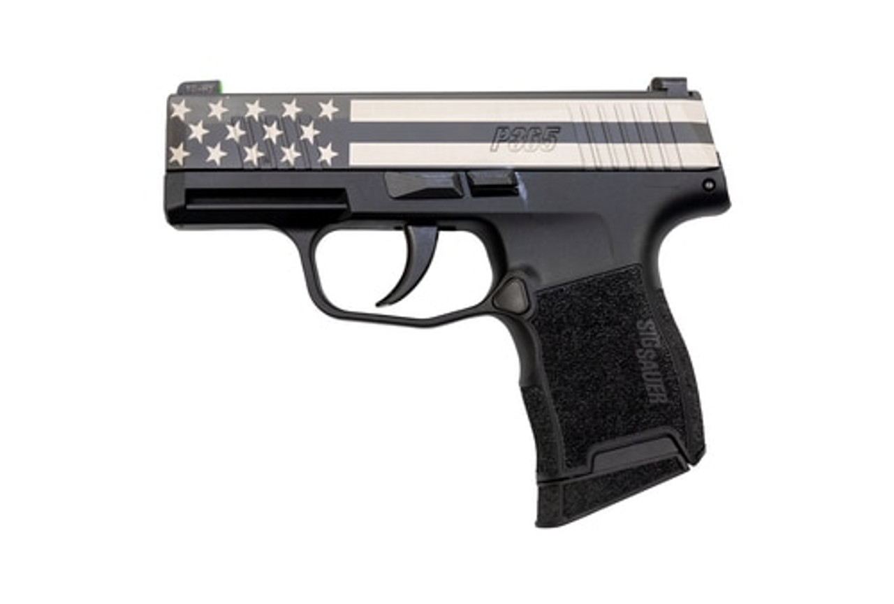 Sig P365 FreedomStars and Stripes Edition 9mm, 3" Barrel, Sig XRay3 Night Sights, 10rd Mag Sig P365 FreedomStars and Stripes Edition 9mm, 3" Barrel, Sig XRay3 Night Sights, 10rd Mag