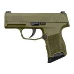 Sig P365 OD Green 9mm, 3" Barrel, Sig XRay3 Night Sights, 10rd Mag