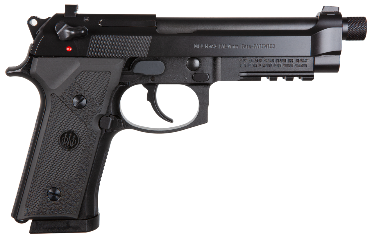 Beretta M9A3 *NY/NJ Compliant 9mm 5.10" Barrel, Black Steel Frame/Slide, 10 rd Beretta M9A3 *NY/NJ Compliant 9mm 5.10" Barrel, Black Steel Frame/Slide, 10 rd
