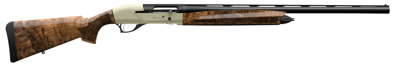 Retay Masai Mara 12 Ga, 28" Barrel, 3", Silver Satin Cerakote, Oil Turkish Walnut, 4rd Retay Masai Mara 12 Ga, 28" Barrel, 3", Silver Satin Cerakote, Oil Turkish Walnut, 4rd