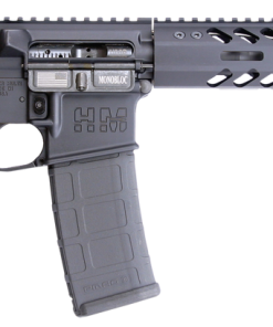 HM Defense Raider M5AR 223 Rem/5.56mm, 12.5" MONOBLOC Barrel, Midlength Gas System, Integral Gas Block, 1:8 Twist, Muzzle Brake, Black, Anodized, 10 3/8" Free Float Rail, M-LOK, Shockwave 2.0 Brace
