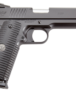 Wilson Combat, ACP, Semi-automatic, 1911, Full Size, 45ACP, 5" Barrel, Black Armor Tuff Finish, Red Fiber Optic Sights, Manual Safety, 8Rd