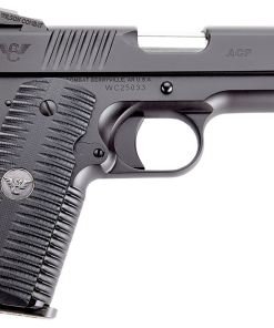 Wilson Combat ACP Compact 1911 SAO 45 ACP 4" 7rd Black Armor-Tuff Carbon Steel Black G10 Eagle Claw Grip