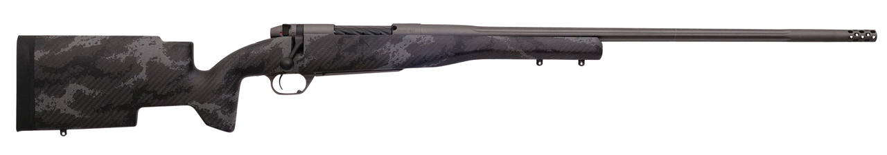 Weatherby Mark V Accumark Pro 30-378 Weatherby Mag, 26" Carbon Fiber Barrel, Gray Sponge Patterns, Gray Cerakote, 3rd Weatherby Mark V Accumark Pro 30-378 Weatherby Mag, 26" Carbon Fiber Barrel, Gray Sponge Patterns, Gray Cerakote, 3rd