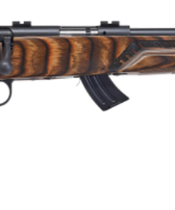Savage Mark II 22LR, 18" Barrel, Brown Finish, Laminate Stock, 2 Pc Weaver Base, 10rd