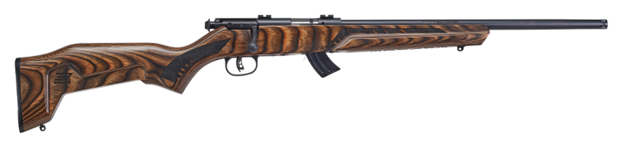 Savage Mark II 22LR, 18" Barrel, Brown Finish, Laminate Stock, 2 Pc Weaver Base, 10rd Savage Mark II 22LR, 18" Barrel, Brown Finish, Laminate Stock, 2 Pc Weaver Base, 10rd