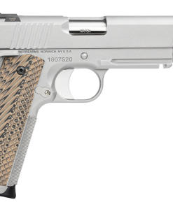 Dan Wesson Specialist 1911 Full Size, 45 ACP, 5" Barrel, Steel Frame, Black, G10 Grips, Rail, Ambidextrous Safety, Night Sights 8rd Mag