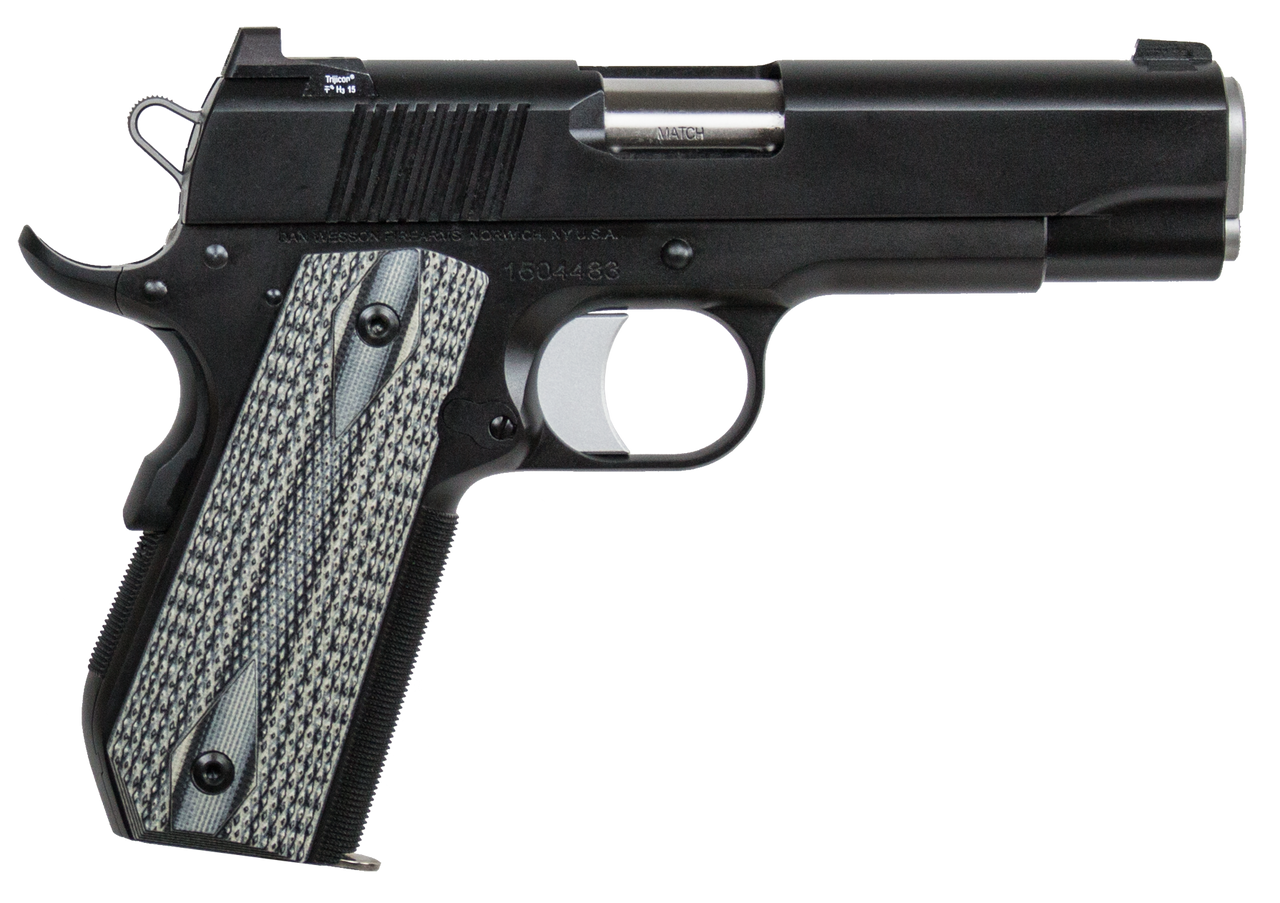 Dan Wesson Valor V-Bob 1911 45 ACP 4.25" Barrel Black Duty Finish Stainless Steel Black Polymer Grip. 8rd Mag Dan Wesson Valor V-Bob 1911 45 ACP 4.25" Barrel Black Duty Finish Stainless Steel Black Polymer Grip. 8rd Mag