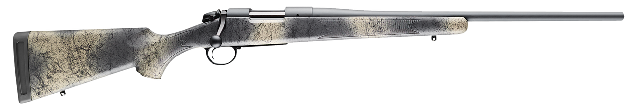 Bergara Wilderness Hunter 300 Winchester Magnum, 24" Barrel, Sniper Gray Cerakote, Wilderness Synthetic Stock, 3Rd, Hinged Floor Plate Bergara Wilderness Hunter 300 Winchester Magnum, 24" Barrel, Sniper Gray Cerakote, Wilderness Synthetic Stock, 3Rd, Hinged Floor Plate
