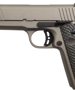 Rock Island EFS 1911, Full Size, 45ACP, 5" Barrel, Alloy Frame, Grey Cerakote Finish, G10 Grips, Ambidextrous Safety, Fixed Sights, 8Rd, 1 Magazine