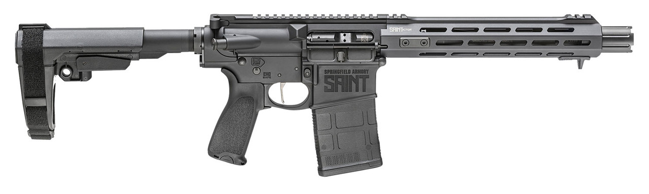 Springfield SAINT Victor .308 Win, 10.3" Barrel, SBA3 Brace, Black, 20rd Springfield SAINT Victor .308 Win, 10.3" Barrel, SBA3 Brace, Black, 20rd