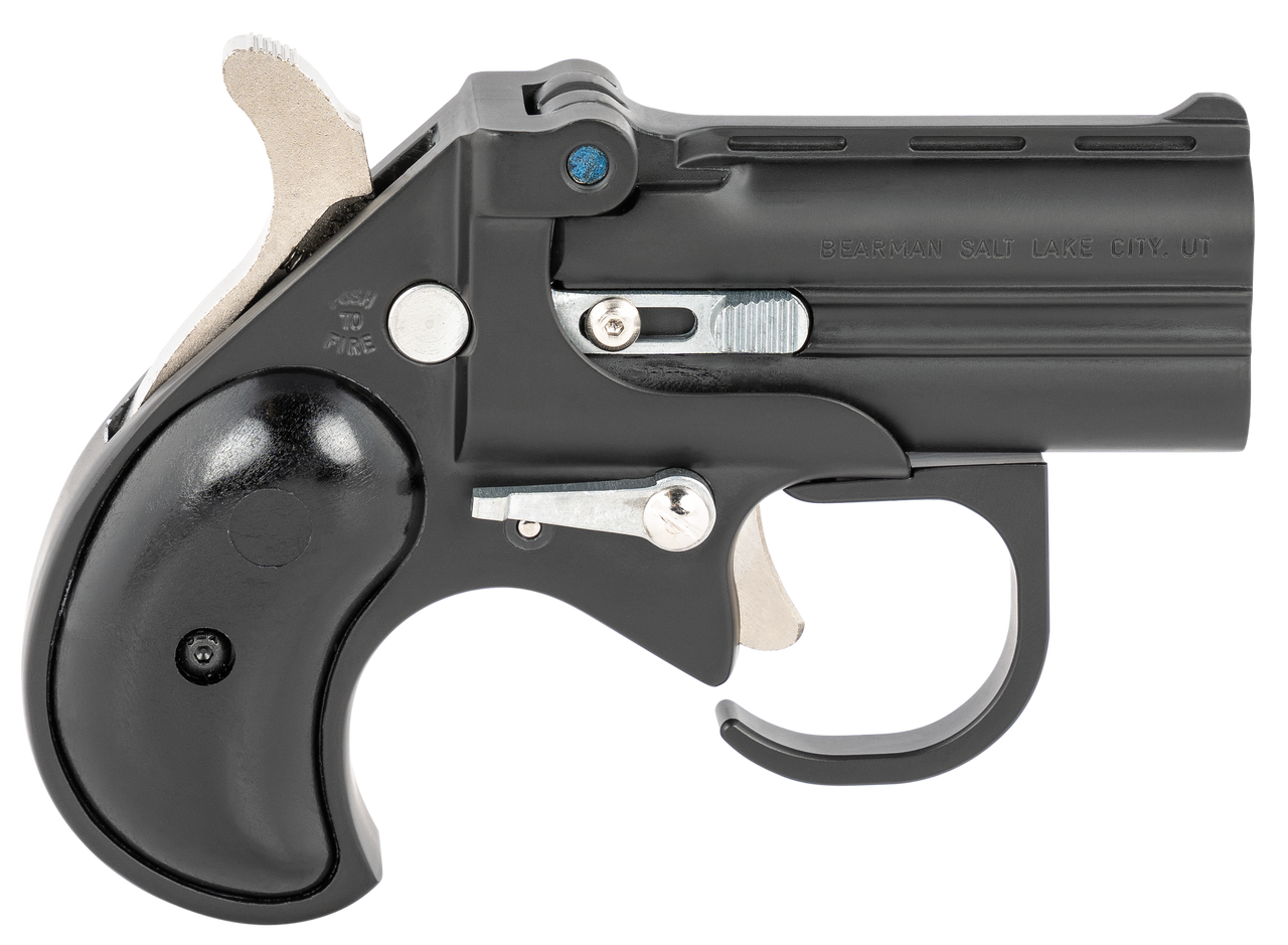Cobra Pistols CB22, Big Bore Derringers, 22 WMR, 2.75", Alloy, Black, Synthetic, 2Rd, with Guardian Package, Right Hand, 14oz, Fixed Sights Cobra Pistols CB22, Big Bore Derringers, 22 WMR, 2.75", Alloy, Black, Synthetic, 2Rd, with Guardian Package, Right Hand, 14oz, Fixed Sights