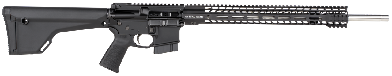 Stag Arms Stag 15 Super Varminter 6.8mm Remington SPC II 20.77", Black Hard Coat Anodized Fixed Magpul Stock, 10 rd Stag Arms Stag 15 Super Varminter 6.8mm Remington SPC II 20.77", Black Hard Coat Anodized Fixed Magpul Stock, 10 rd