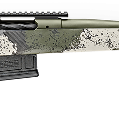 Springfield Model 2020 Waypoint 308 Win, 20" Fluted Stainless Barrel, SA Radial Brake, Green, Mil-Spec Green Cerakote, Evergreen Camo Adj Carbon Fiber Stock M-LOK, TriggerTech Adj Trigger, AICS 5rd Mag