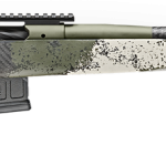 Springfield Model 2020 Waypoint 6.5MM Creedmoor, 22" Carbon Fiber Barrel, SA Radial Brake, Green, Mil-Spec Green Cerakote, Evergreen Camo Adj Carbon Fiber Stock M-LOK, TriggerTech Adj Trigger, AICS 5rd Mag