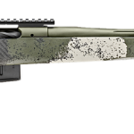 Springfield Model 2020 Waypoint 6.5 PRC, 24" Fluted Stainless Barrel, SA Radial Brake, Green, Mil-Spec Green Cerakote, Evergreen Camo Adj Carbon Fiber Stock M-LOK, TriggerTech Adj Trigger, AICS 3rd Mag