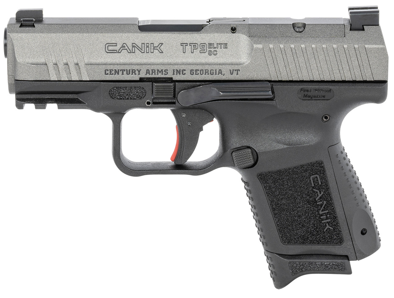 Canik TP9 Elite SC 9mm, 3.6" Barrel, Contrast Sights, Tungsten Slide, 12rd Canik TP9 Elite SC 9mm, 3.6" Barrel, Contrast Sights, Tungsten Slide, 12rd