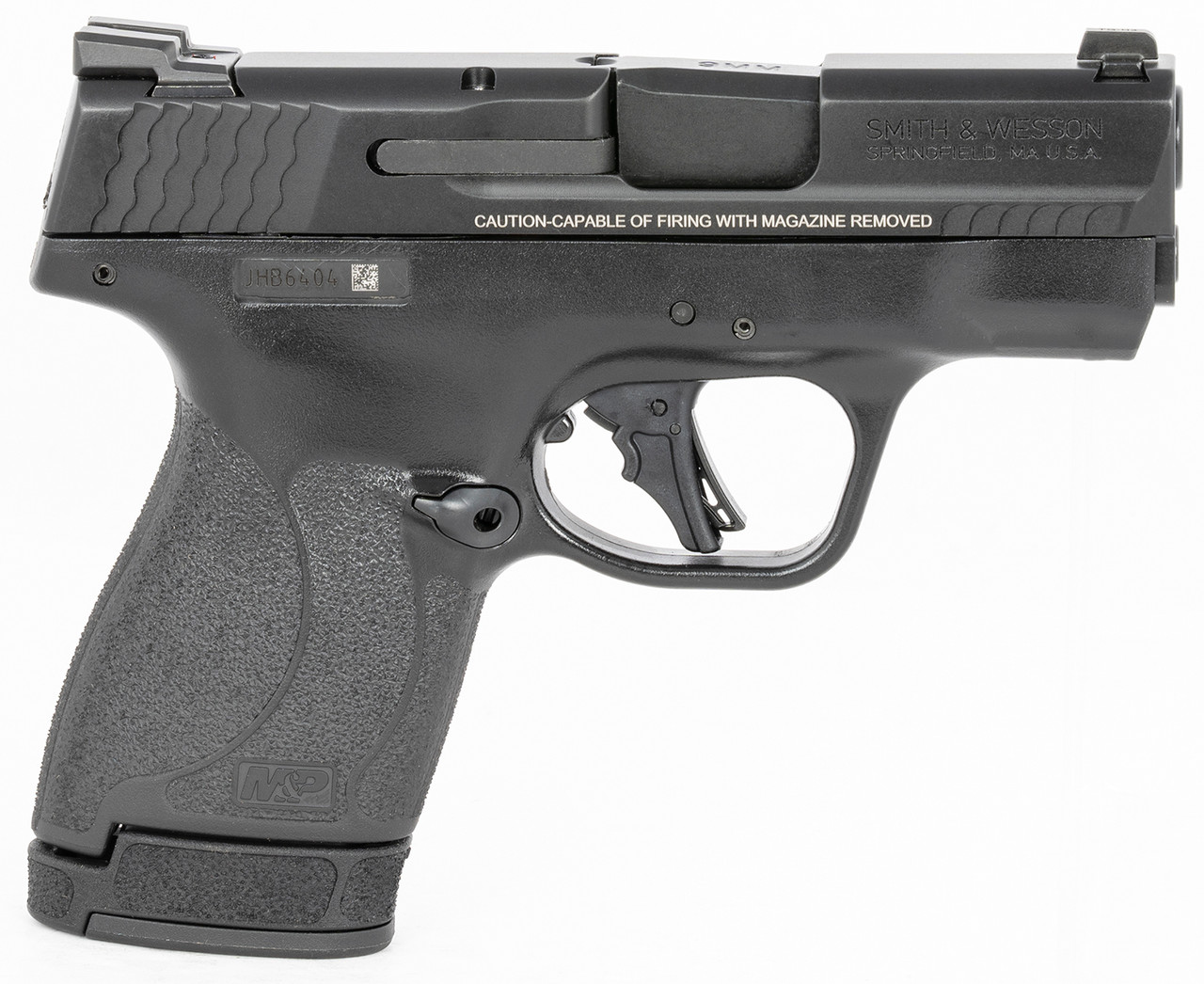 Smith & Wesson, Shield Plus, Striker Fired, Micro Compact, 9mm, 3.1" Barrel, Polymer Frame, No Thumb Safety, Tritium Night Sights, Flat Face Trigger, 3 Mags, 1-10Rd 2-13Rd, Black Smith & Wesson, Shield Plus, Striker Fired, Micro Compact, 9mm, 3.1" Barrel, Polymer Frame, No Thumb Safety, Tritium Night Sights, Flat Face Trigger, 3 Mags, 1-10Rd 2-13Rd, Black