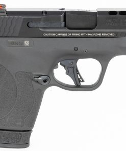 Smith & Wesson, Shield Plus, Performance Center, Includes EDC Kit - Oasis Liner Lock Folding Knife & Delta Force CS LED Flashlight, Striker Fired, Micro Compact, 9mm, 3.1" Ported Barrel, Polymer Frame, Thumb Safety, Fiber Optic Sights, Flat Face Trig
