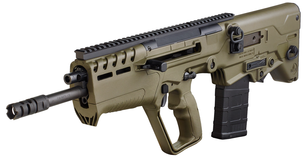IWI US Tavor 7 308 Win/7.62 NATO 16.50", Olive DrabGreen Fixed Bullpup Synthetic Stock Black Steel Receiver, 20 rd IWI US Tavor 7 308 Win/7.62 NATO 16.50", Olive DrabGreen Fixed Bullpup Synthetic Stock Black Steel Receiver, 20 rd