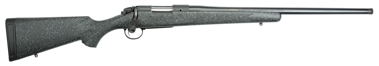Bergara Rifles B-14 Ridge 6.5 PRC 2+1 24" Dark Gray Black & White Flecks Fixed American Style Stock Matte Blued Right Hand Bergara Rifles B-14 Ridge 6.5 PRC 2+1 24" Dark Gray Black & White Flecks Fixed American Style Stock Matte Blued Right Hand
