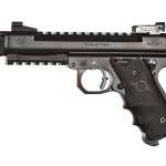 Volquartsen Scorpion .22 LR, 4.5" Barrel, Target 22 Frame, Comp, Target Sights, Black