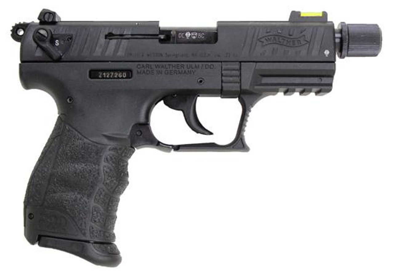 Walther P22 3.4in Threaded Barrel Black Walther P22 3.4in Threaded Barrel Black