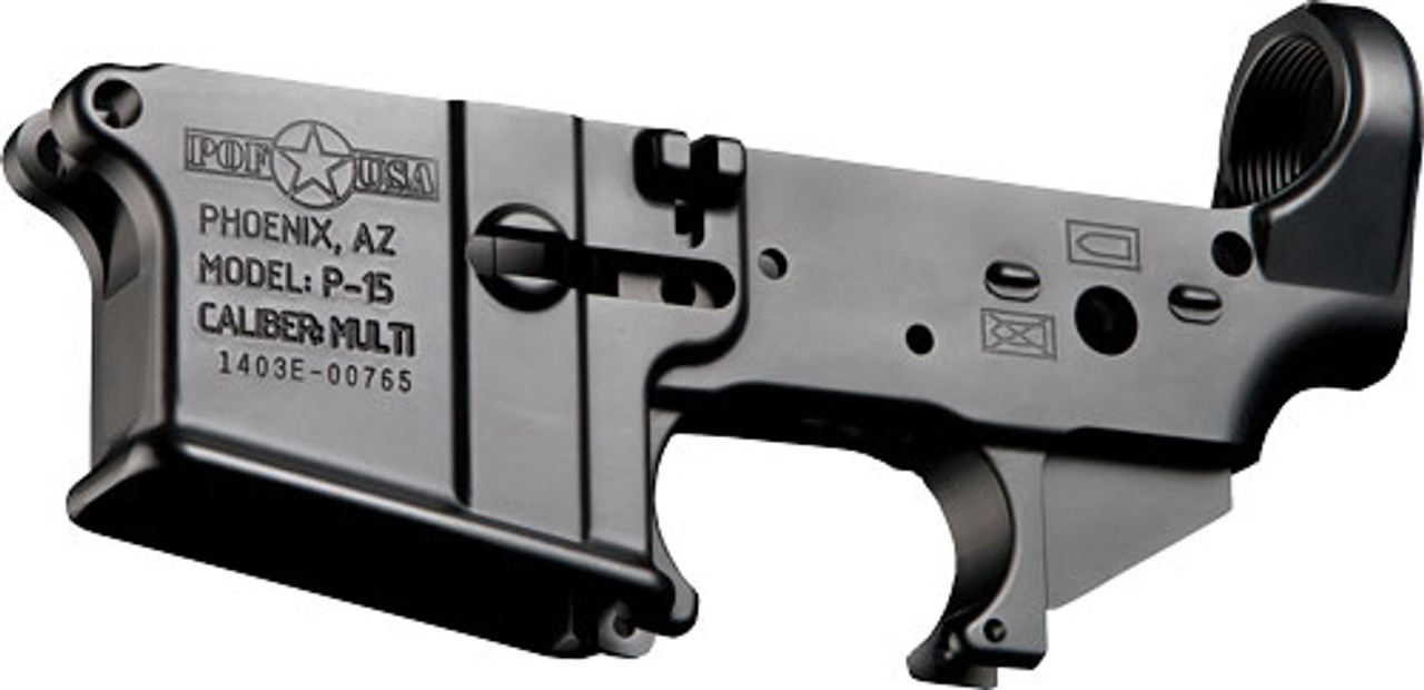 POF Puritan P15 AR-15 Stripped Lower Receiver, Tension Screws POF Puritan P15 AR-15 Stripped Lower Receiver, Tension Screws