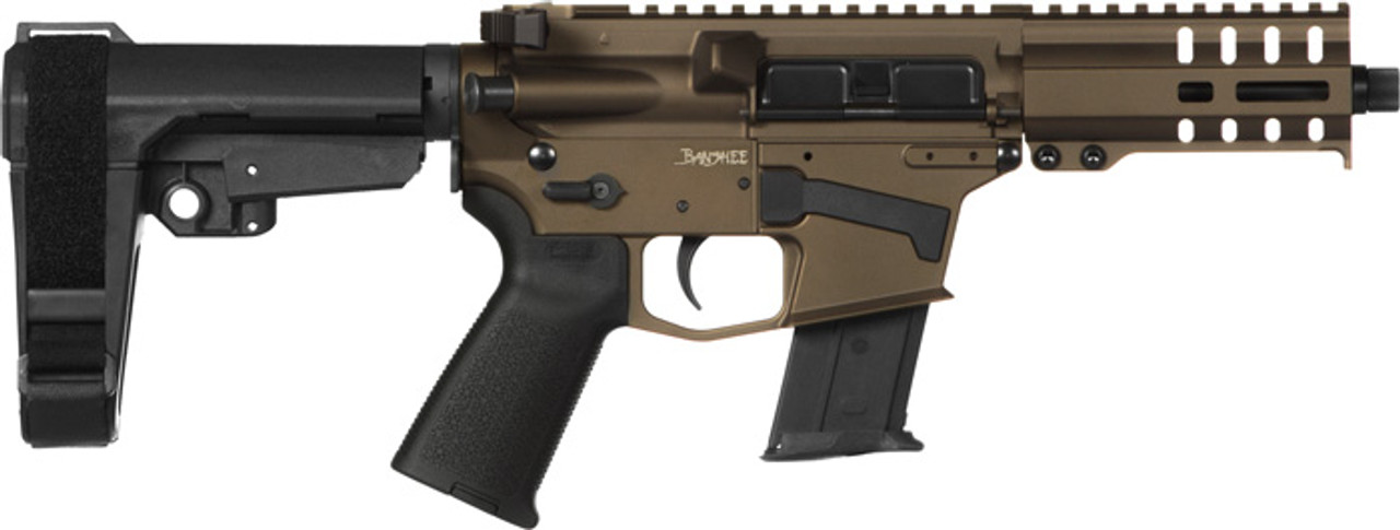 CMMG Banshee 300 Mk57 5.7x28mm "FiveSeveN" 5" Barrel, Rip Brace, Midnight Bronze, 20rd CMMG Banshee 300 Mk57 5.7x28mm "FiveSeveN" 5" Barrel, Rip Brace, Midnight Bronze, 20rd
