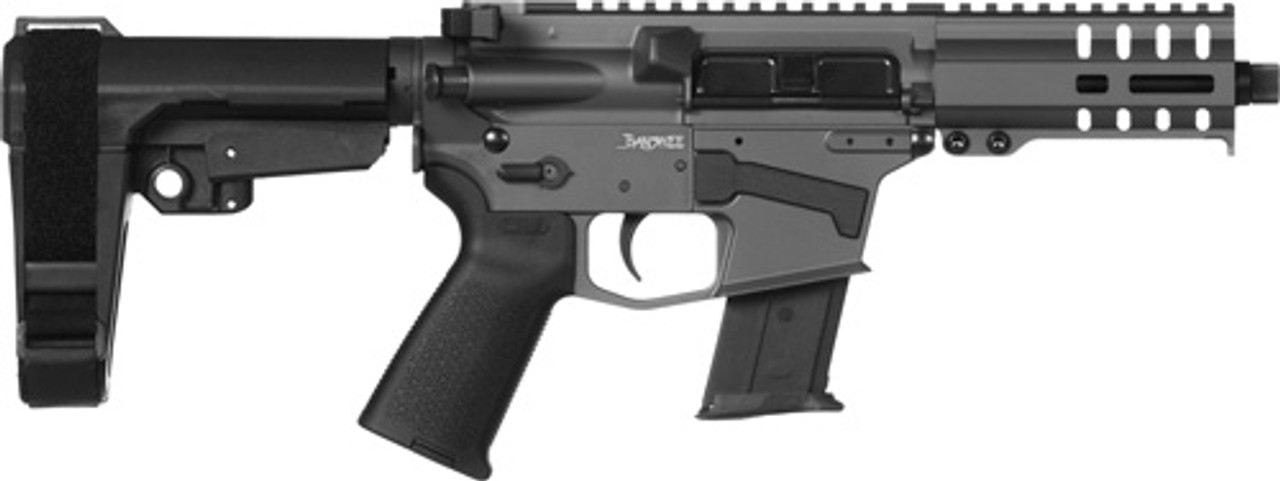 CMMG Banshee 300 Mk57 5.7x28mm, 5" Barrel, RipBrace, Sniper Grey, 20rd CMMG Banshee 300 Mk57 5.7x28mm, 5" Barrel, RipBrace, Sniper Grey, 20rd