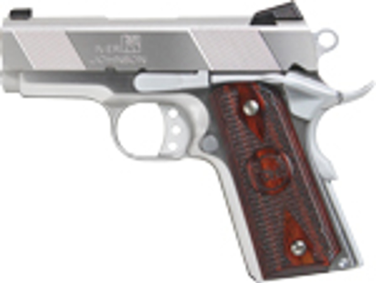 Iver Johnson Thrasher 1911, 9mm, 3", 8rd, Rosewood Grips, Stainless Steel Iver Johnson Thrasher 1911, 9mm, 3", 8rd, Rosewood Grips, Stainless Steel